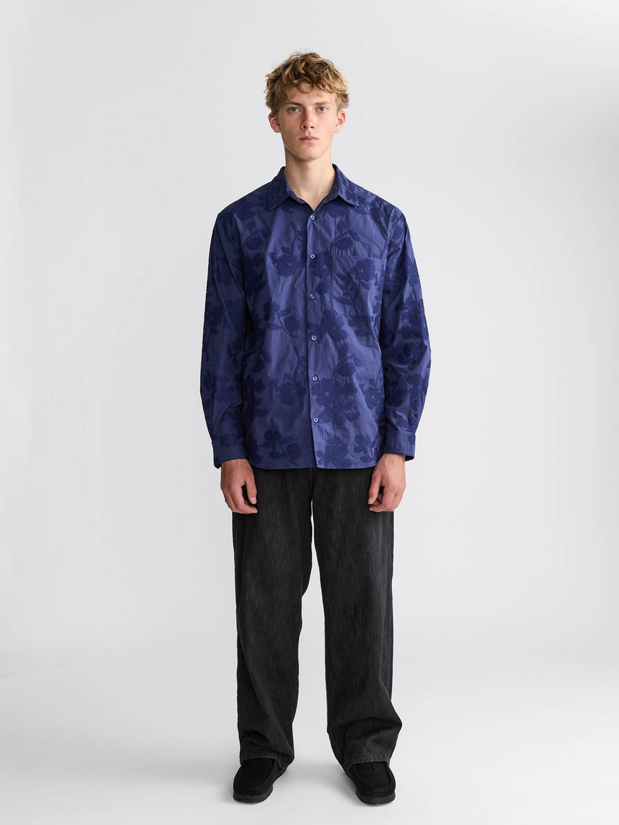 Hans Hemd Cobalt