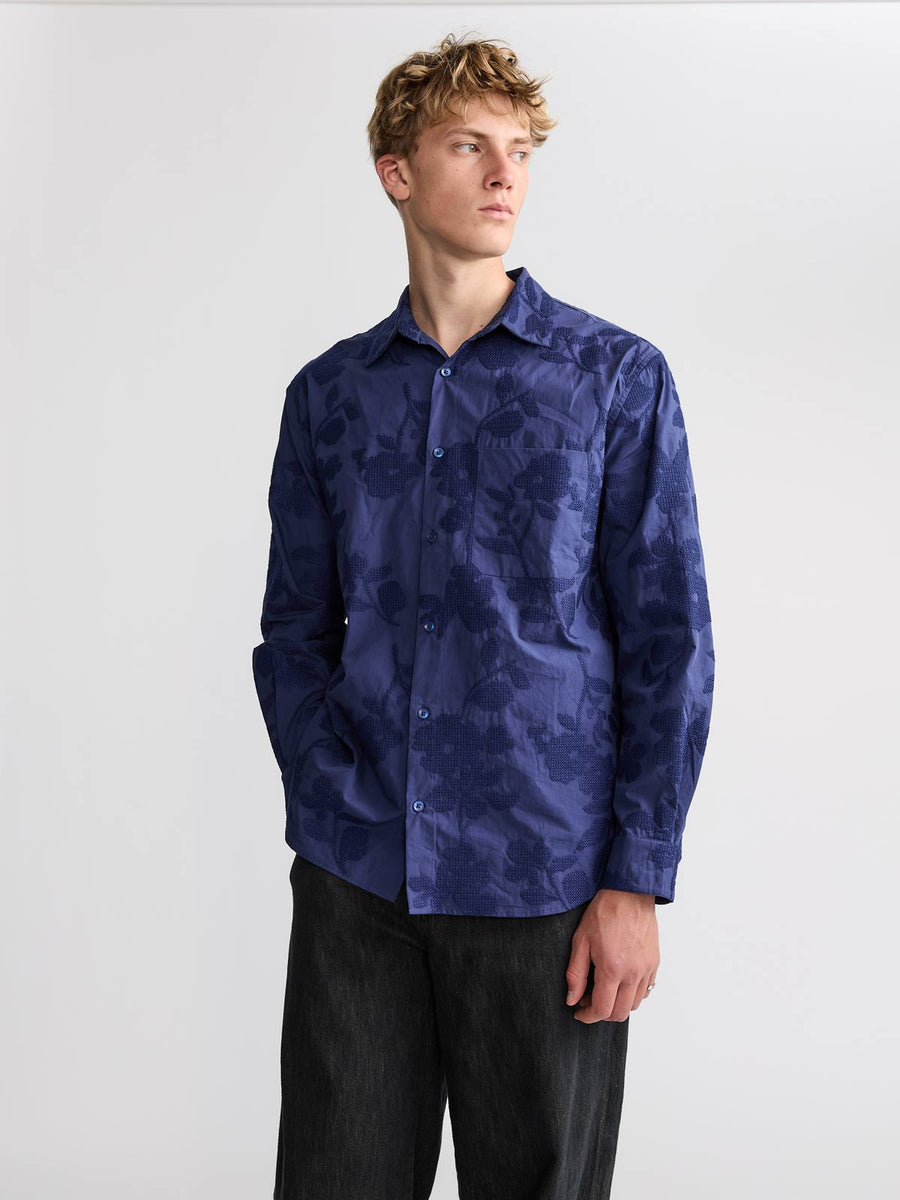 Hans Hemd Cobalt