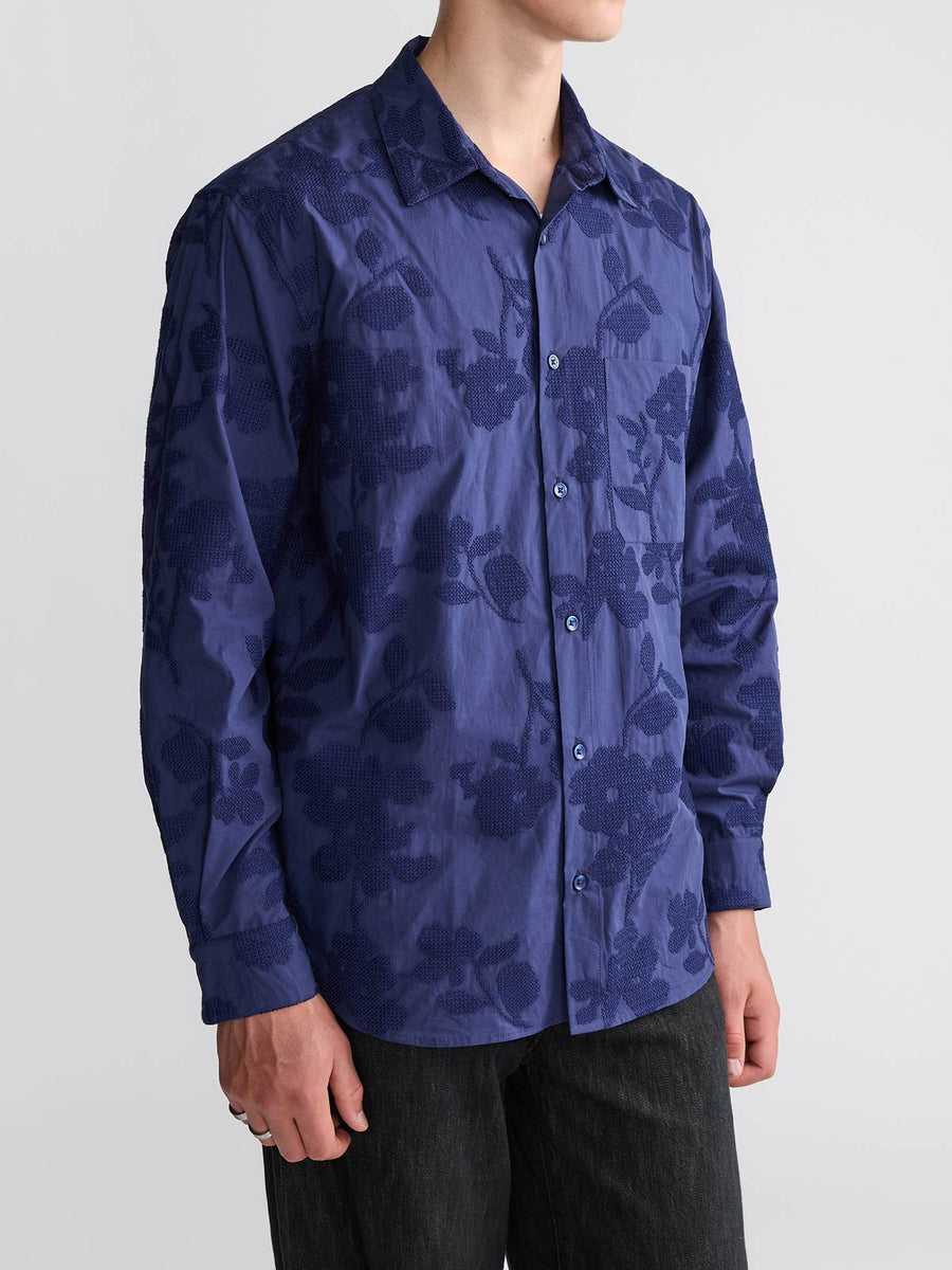 Hans Hemd Cobalt