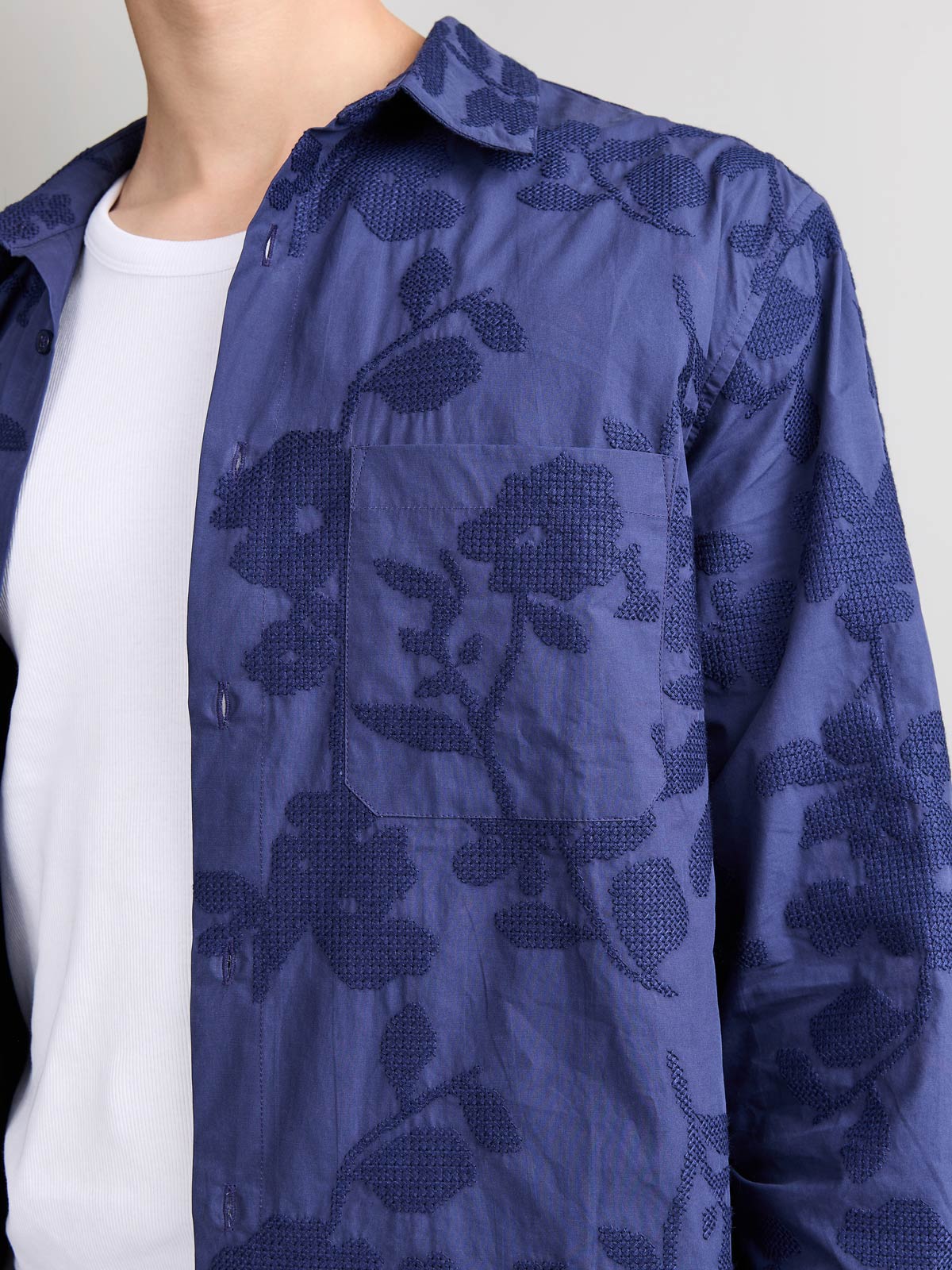 Hans Hemd Cobalt