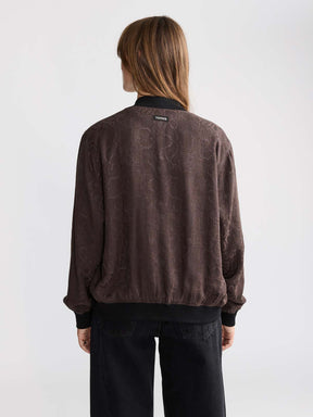 Ruth Reversible Bomber Jacket Cobra/Black
