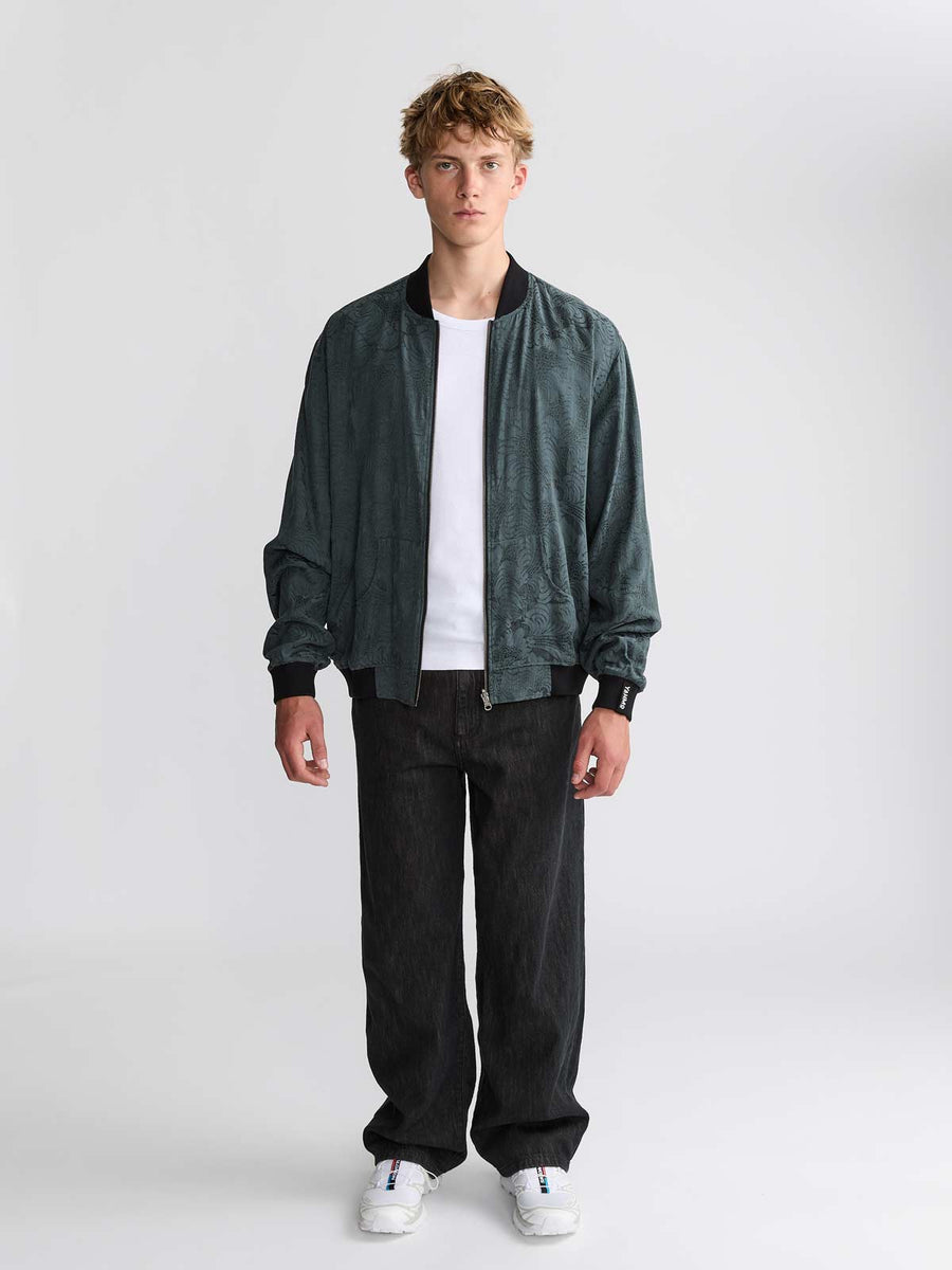 Laslo Reversible Bomber Jacket Eclipse/Black