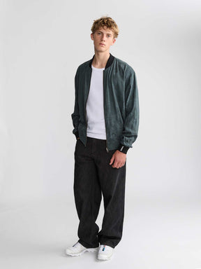 Laslo Reversible Bomber Jacket Eclipse/Black
