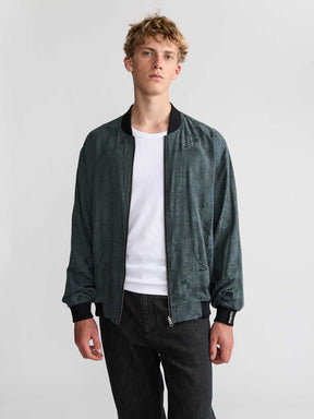 Laslo Reversible Bomber Jacket Eclipse/Black
