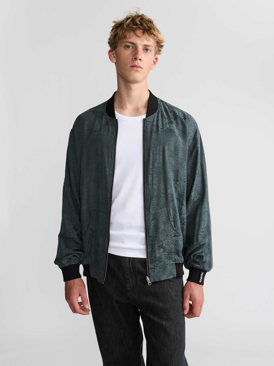 Laslo Reversible Bomber Jacket Eclipse/Black