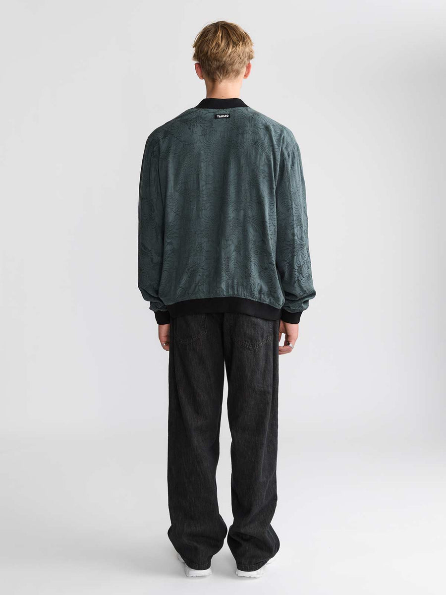 Laslo Reversible Bomber Jacket Eclipse/Black