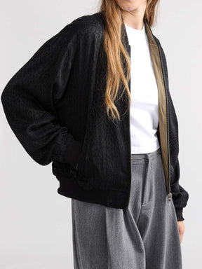 Lene Reversible Bomber Jacket Leo/Olive