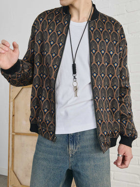 Oskar Reversible Bomber Jacket Metropolis/Black