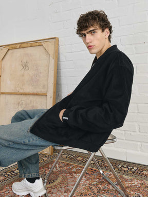 Oskar Reversible Bomber Jacket Metropolis/Black