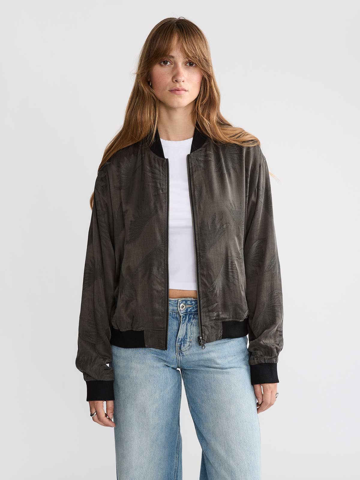Lene Reversible Bomber Jacket Onyx/Black