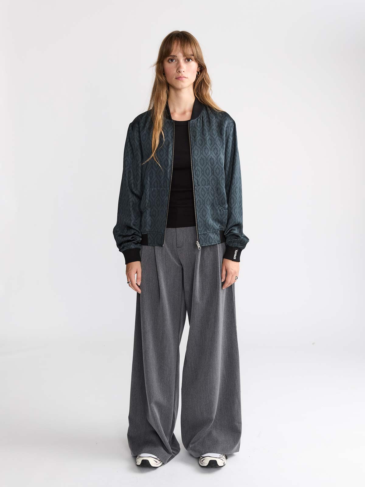Ruth Reversible Bomber Jacket Opal/Black