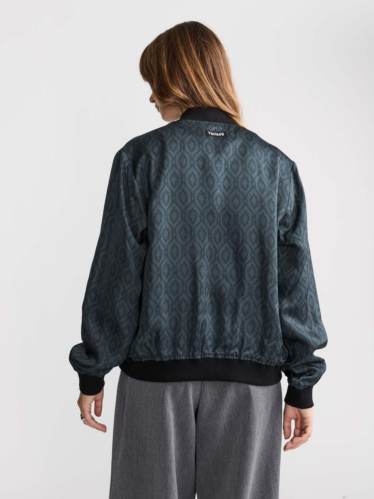 Ruth Reversible Bomber Jacket Opal/Black