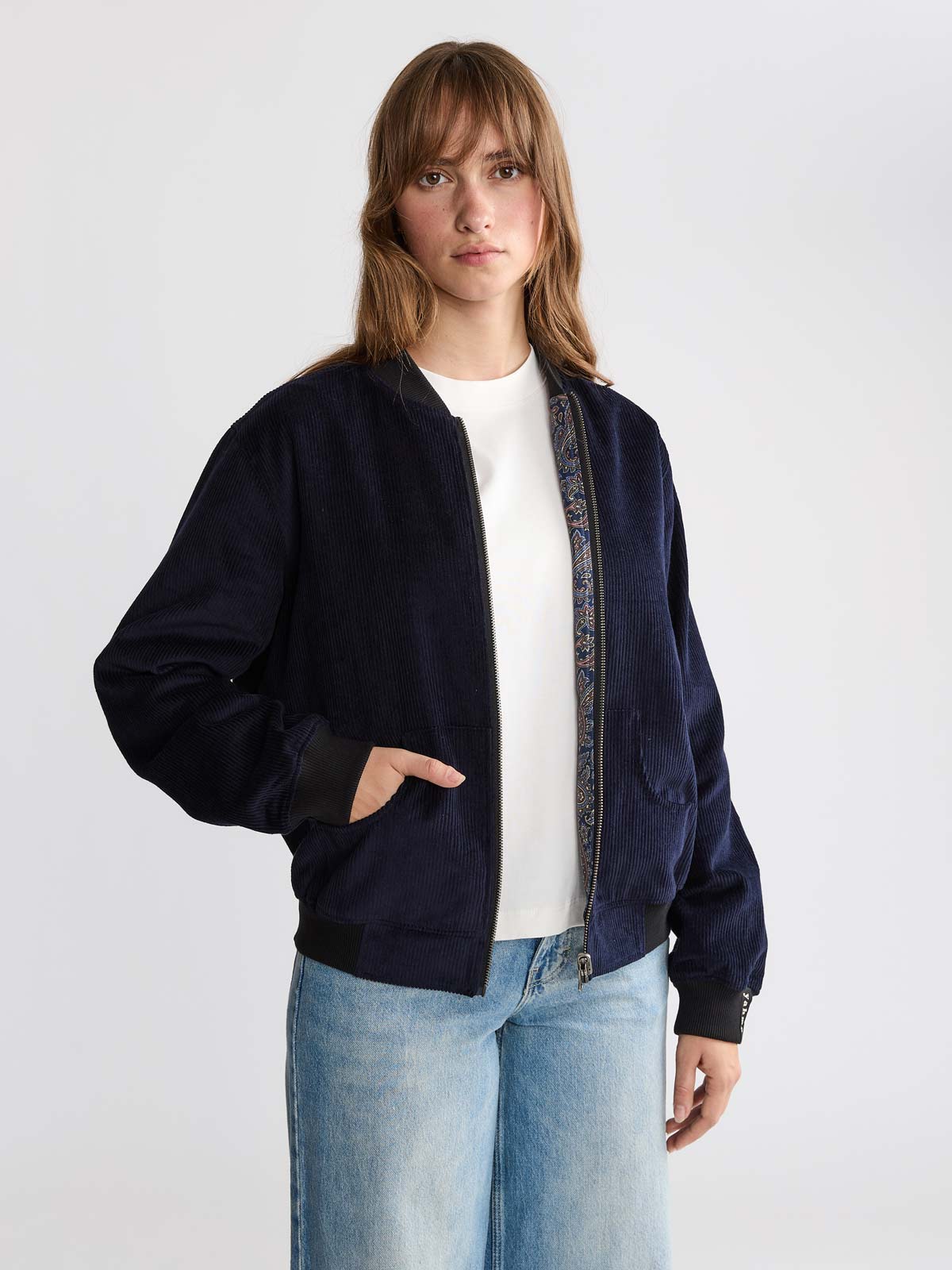Elsa Wendejacke Paisley/Navy