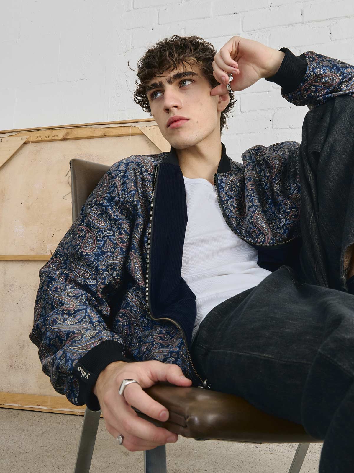 Oskar Wendejacke Paisley/Navy