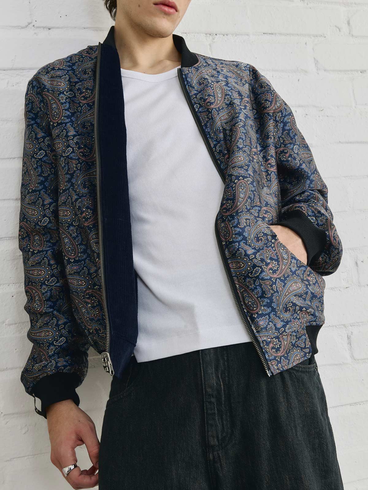 Oskar Wendejacke Paisley/Navy