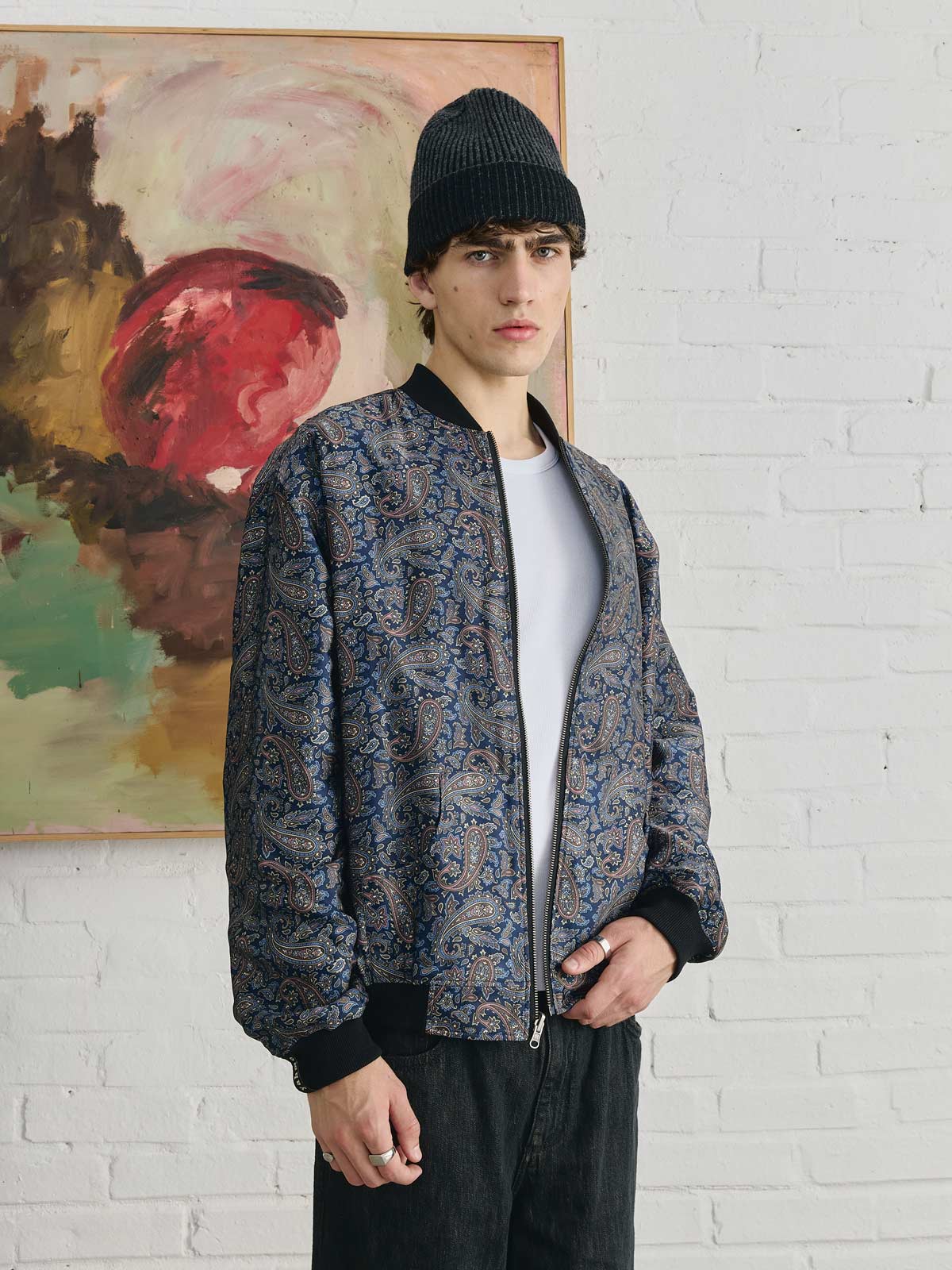 Oskar Wendejacke Paisley/Navy