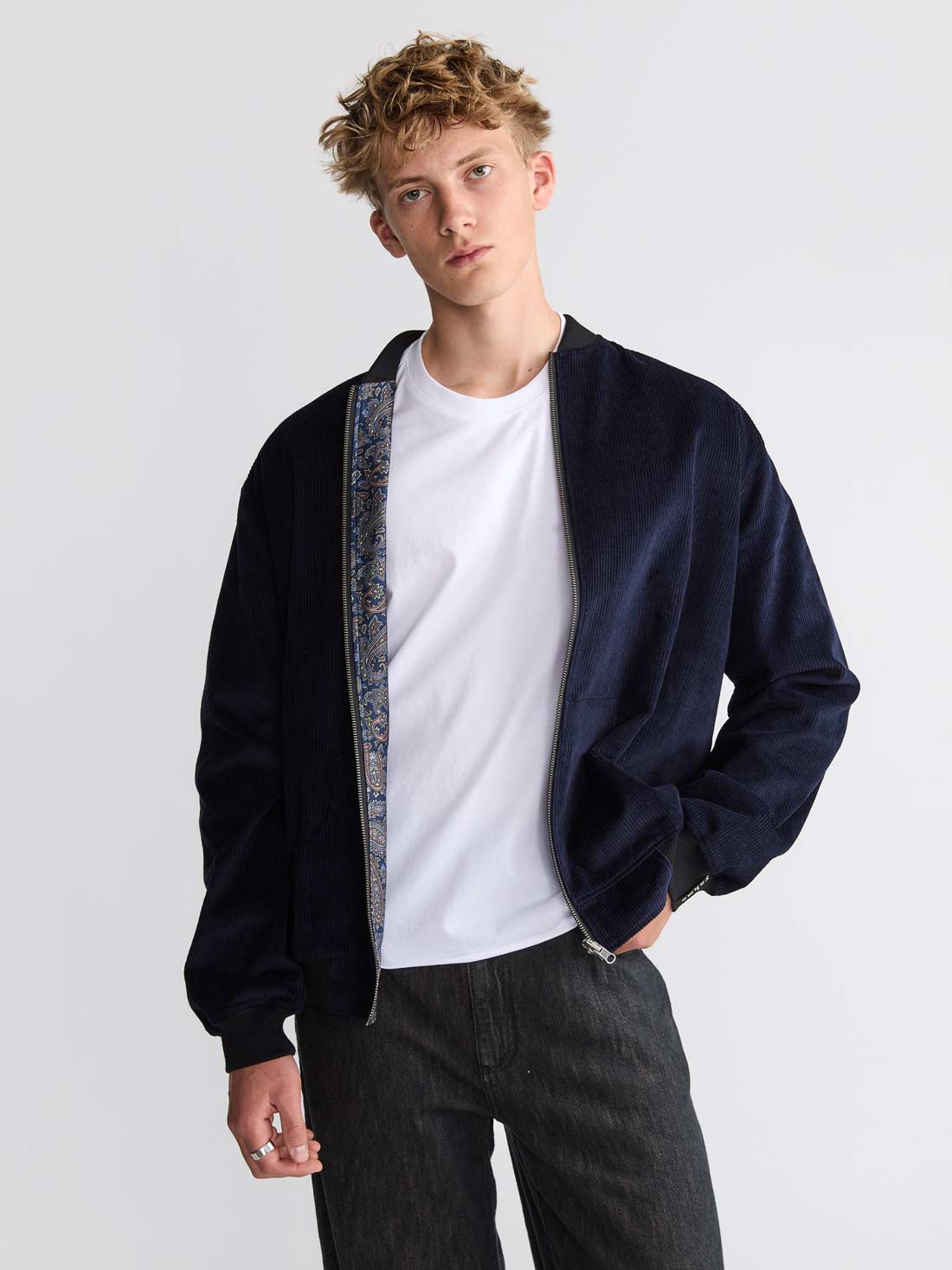 Oskar Wendejacke Paisley/Navy