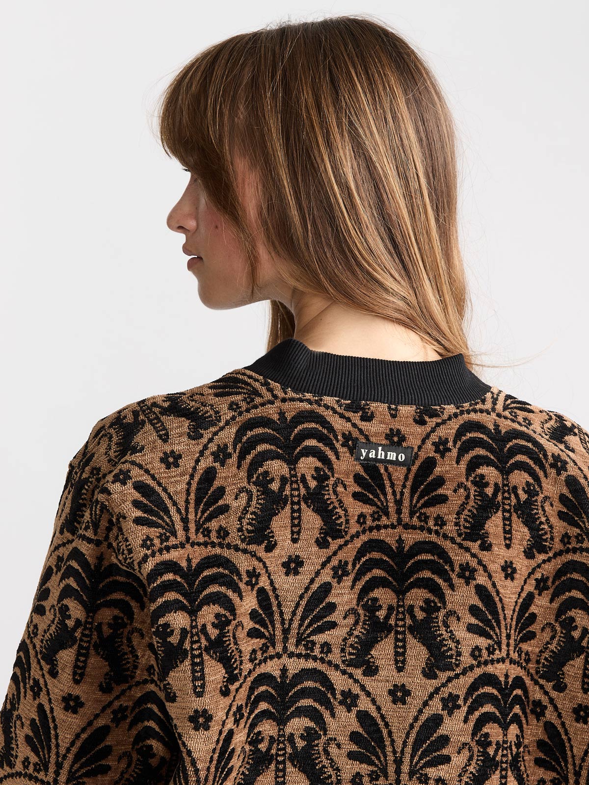 Berta Wendejacke Palm/Black