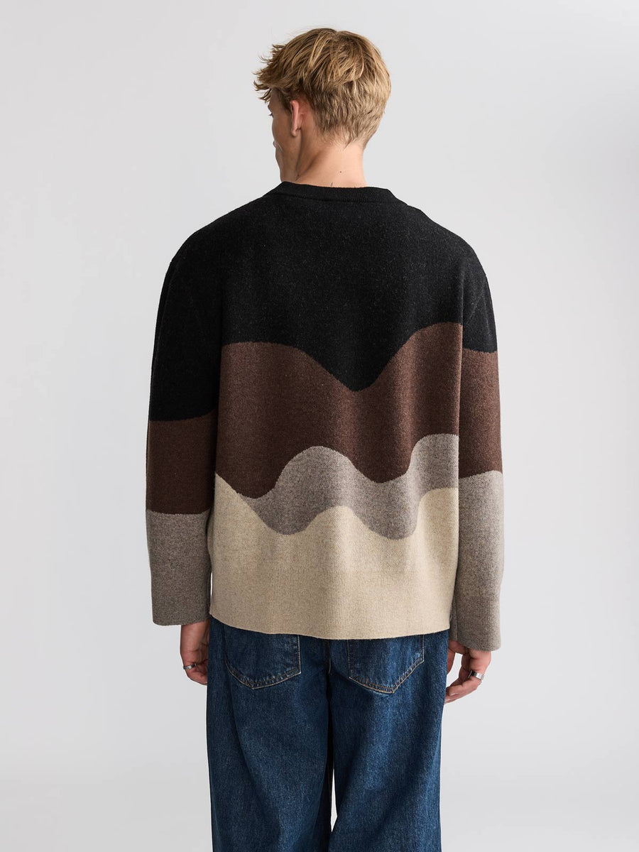 Rudi Oversized Strickpullover Sandstone