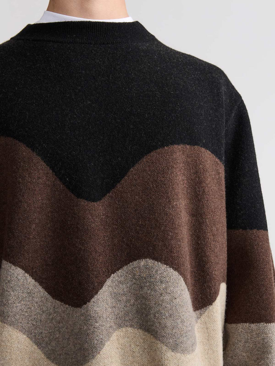 Rudi Oversized Strickpullover Sandstone