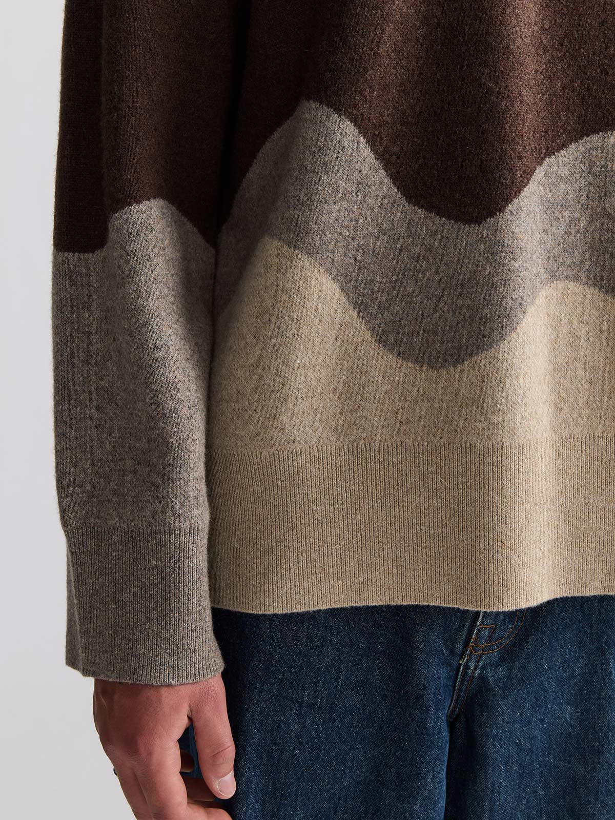 Rudi Oversized Knit Sweater Sandstone