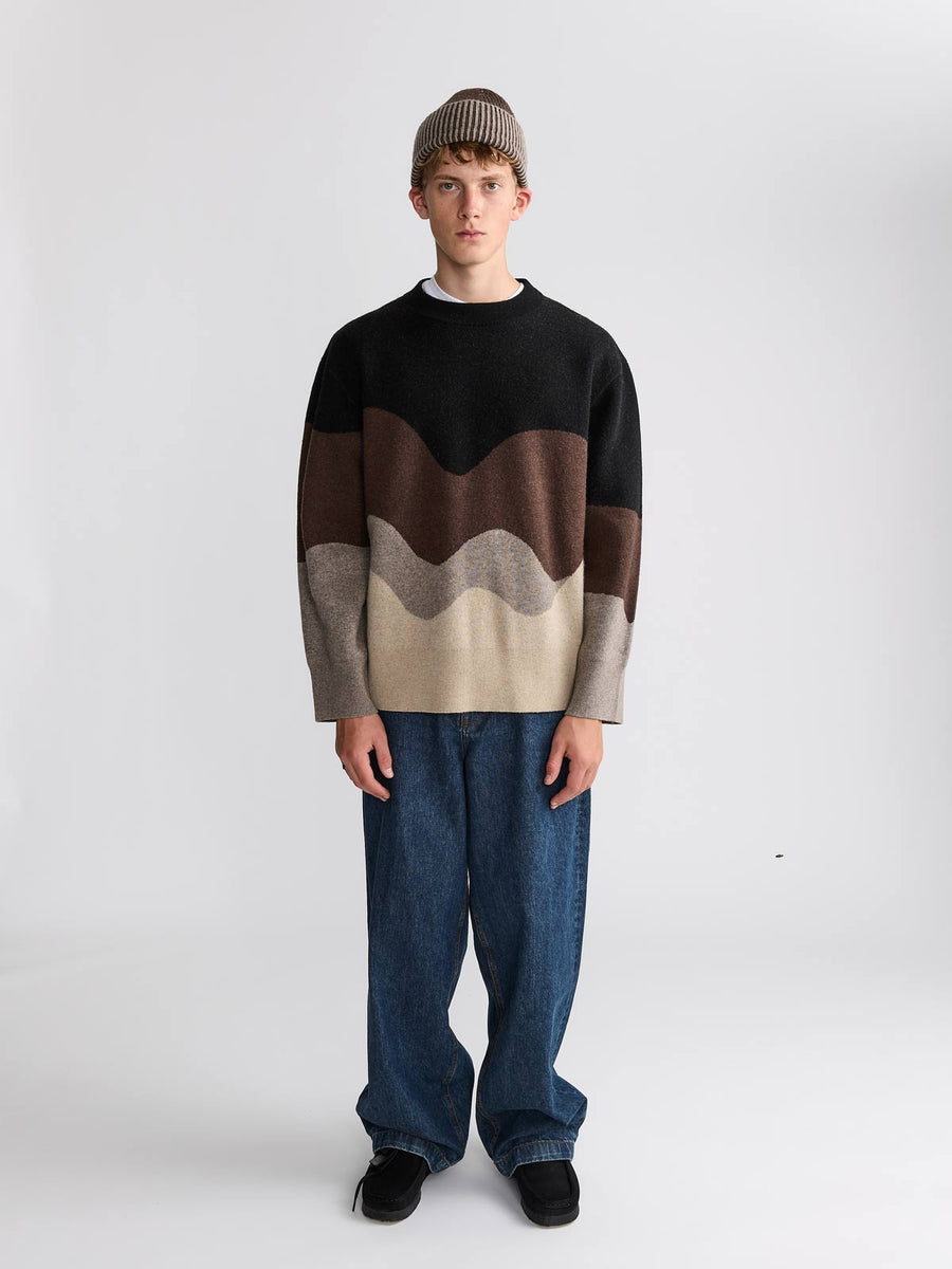 Rudi Oversized Strickpullover Sandstone