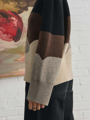 Lani Oversized Knit Sweater Sandstone
