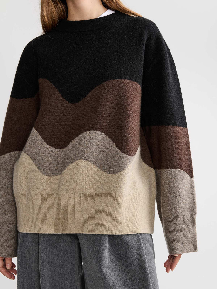 Lani Oversized Knit Sweater Sandstone