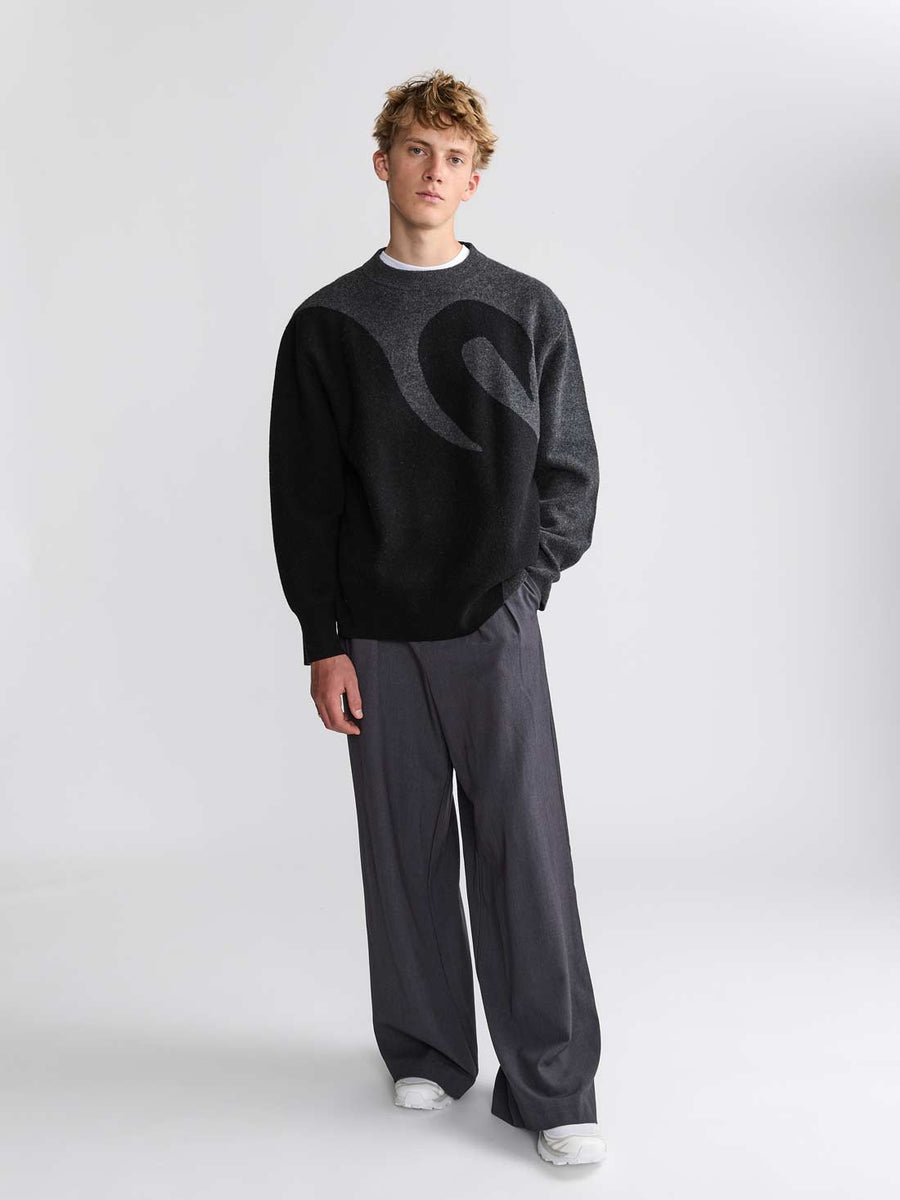 Rudi Oversized Strickpullover Swan