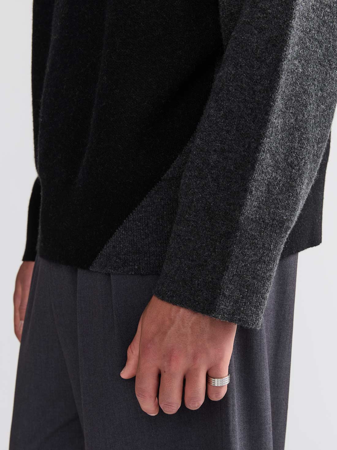 Rudi Oversized Strickpullover Swan