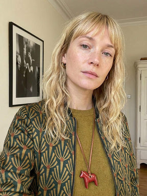 Ruth Reversible Bomber Jacket Artdeco/Black