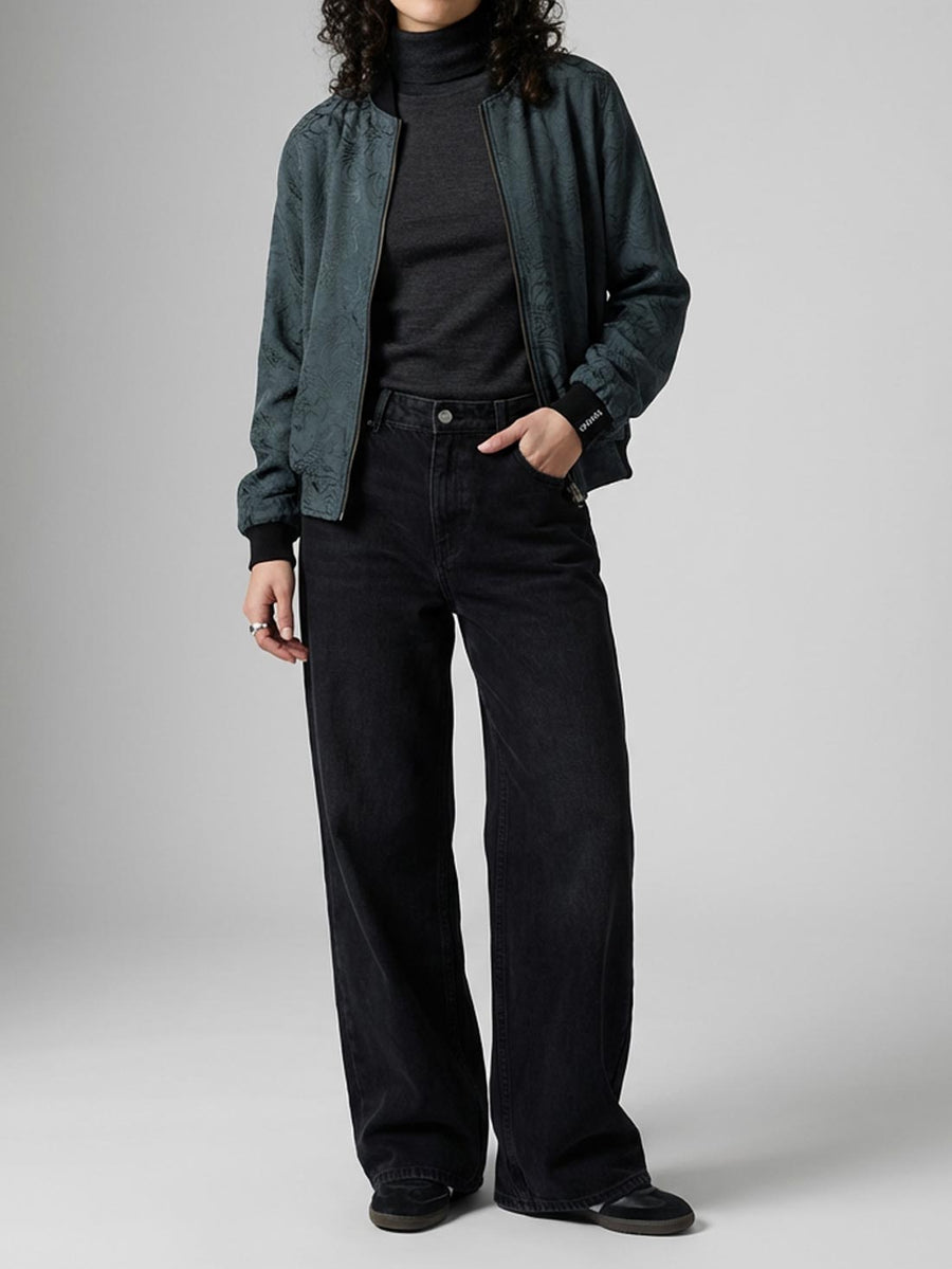 Ruth Reversible Bomber Jacket Eclipse/Black