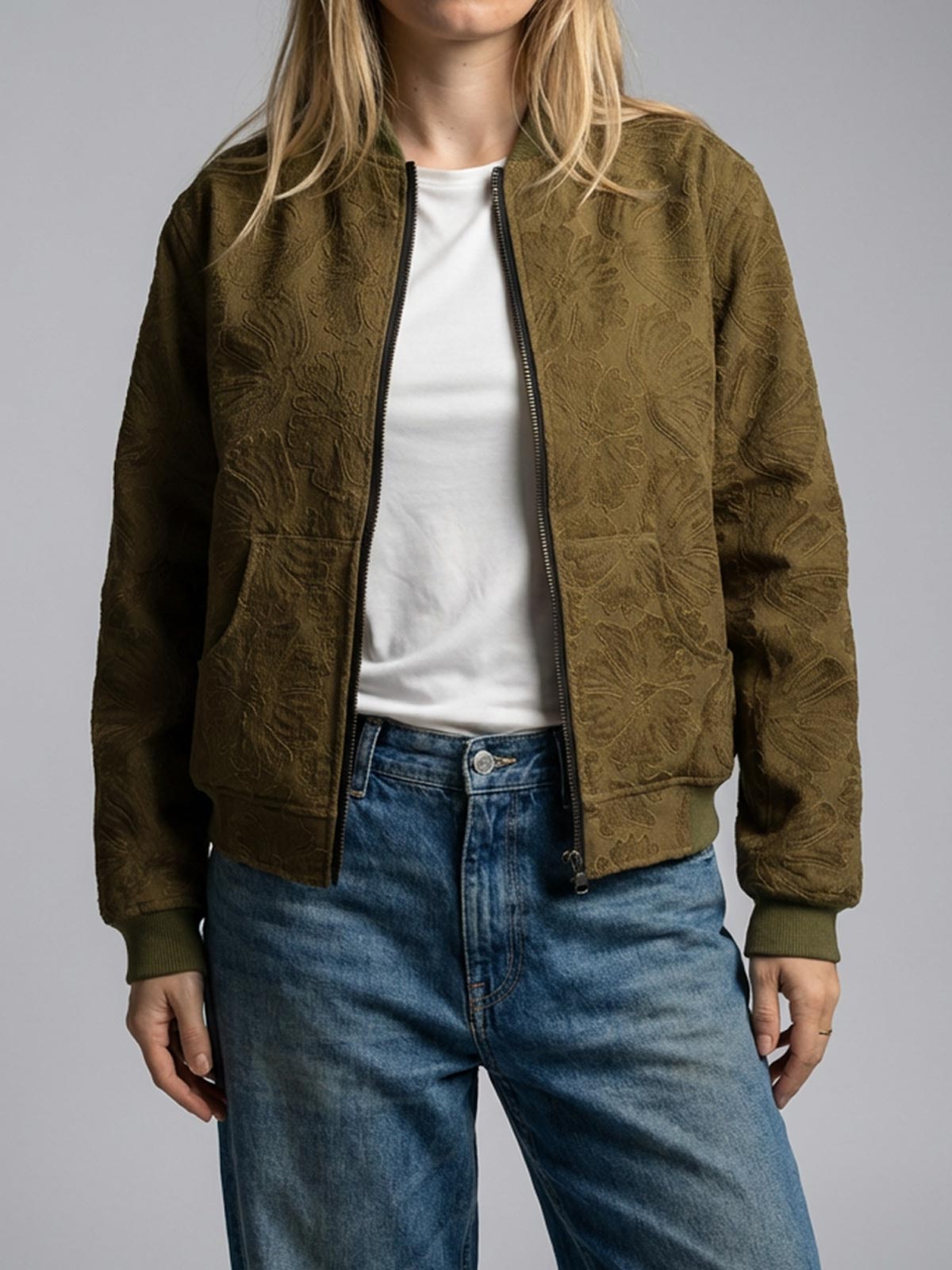 Elsa Reversible Bomber Jacket Meadow/Black