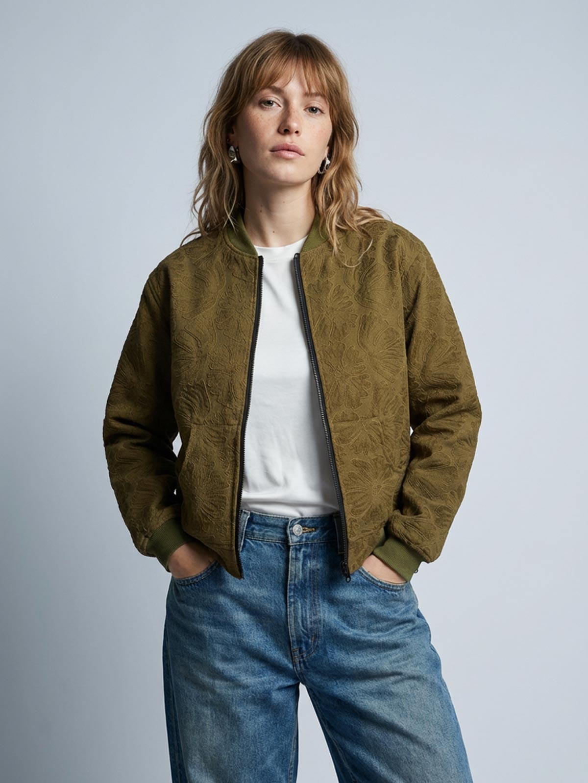 Elsa Reversible Bomber Jacket Meadow/Black