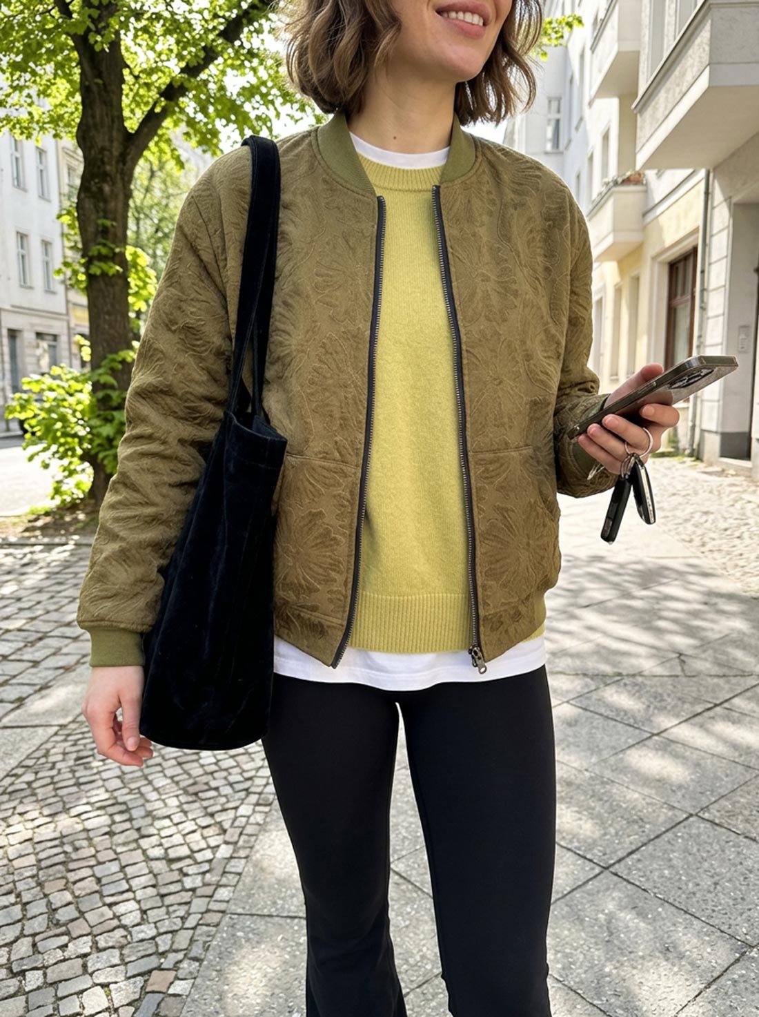 Elsa Reversible Bomber Jacket Meadow/Black