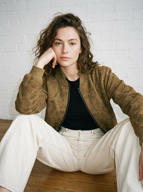 Elsa Reversible Bomber Jacket Meadow/Black