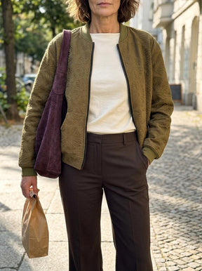 Elsa Reversible Bomber Jacket Meadow/Black