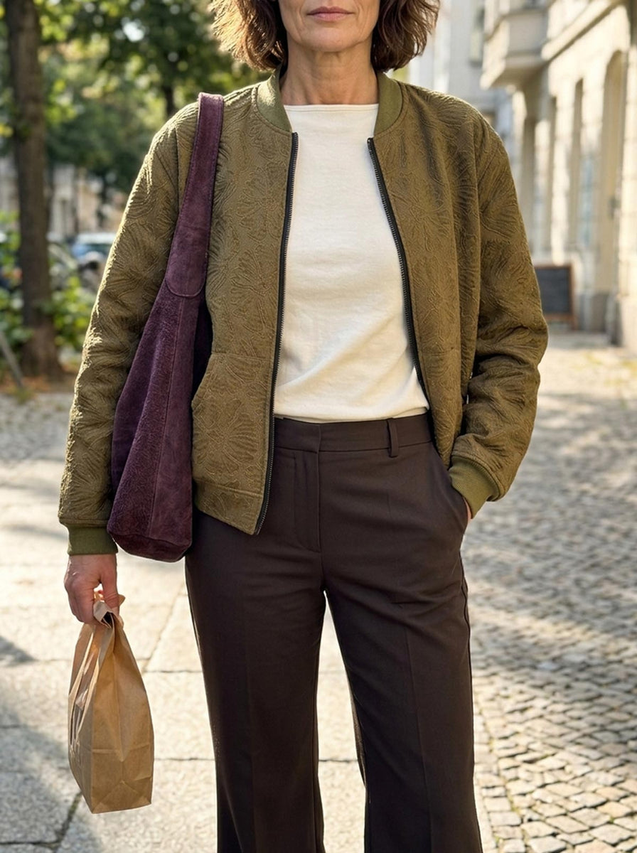 Elsa Reversible Bomber Jacket Meadow/Black