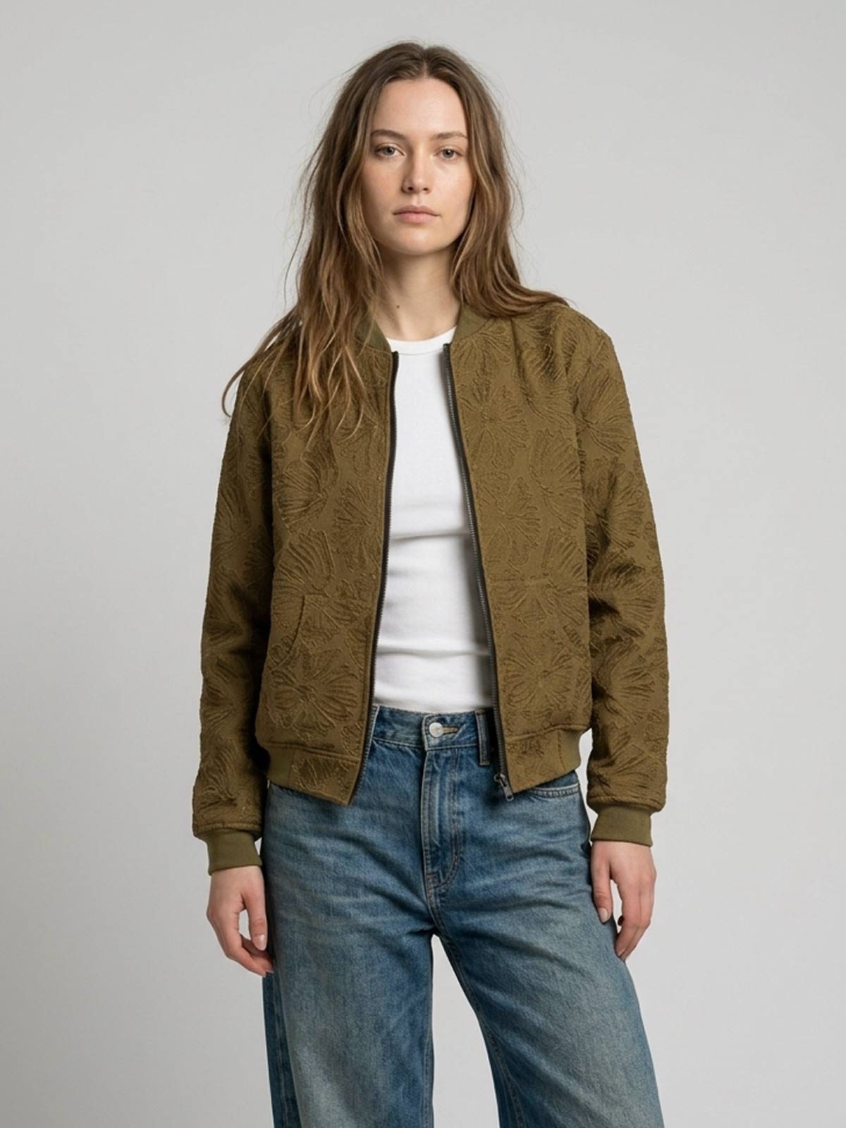 Elsa Reversible Bomber Jacket Meadow/Black