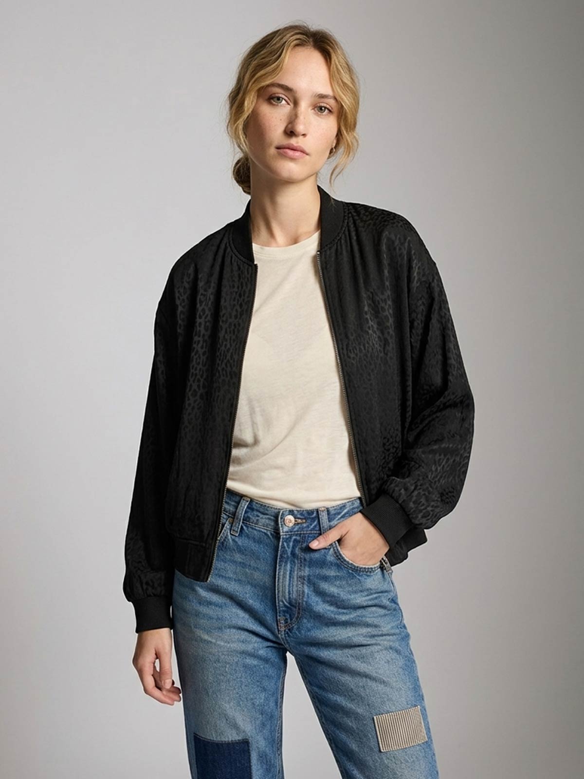 Lene Reversible Bomber Jacket Leo/Olive