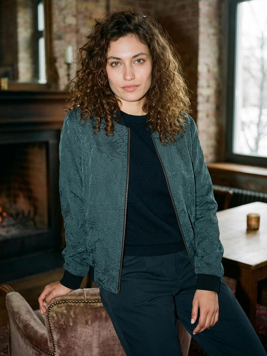 Ruth Reversible Bomber Jacket Eclipse/Black