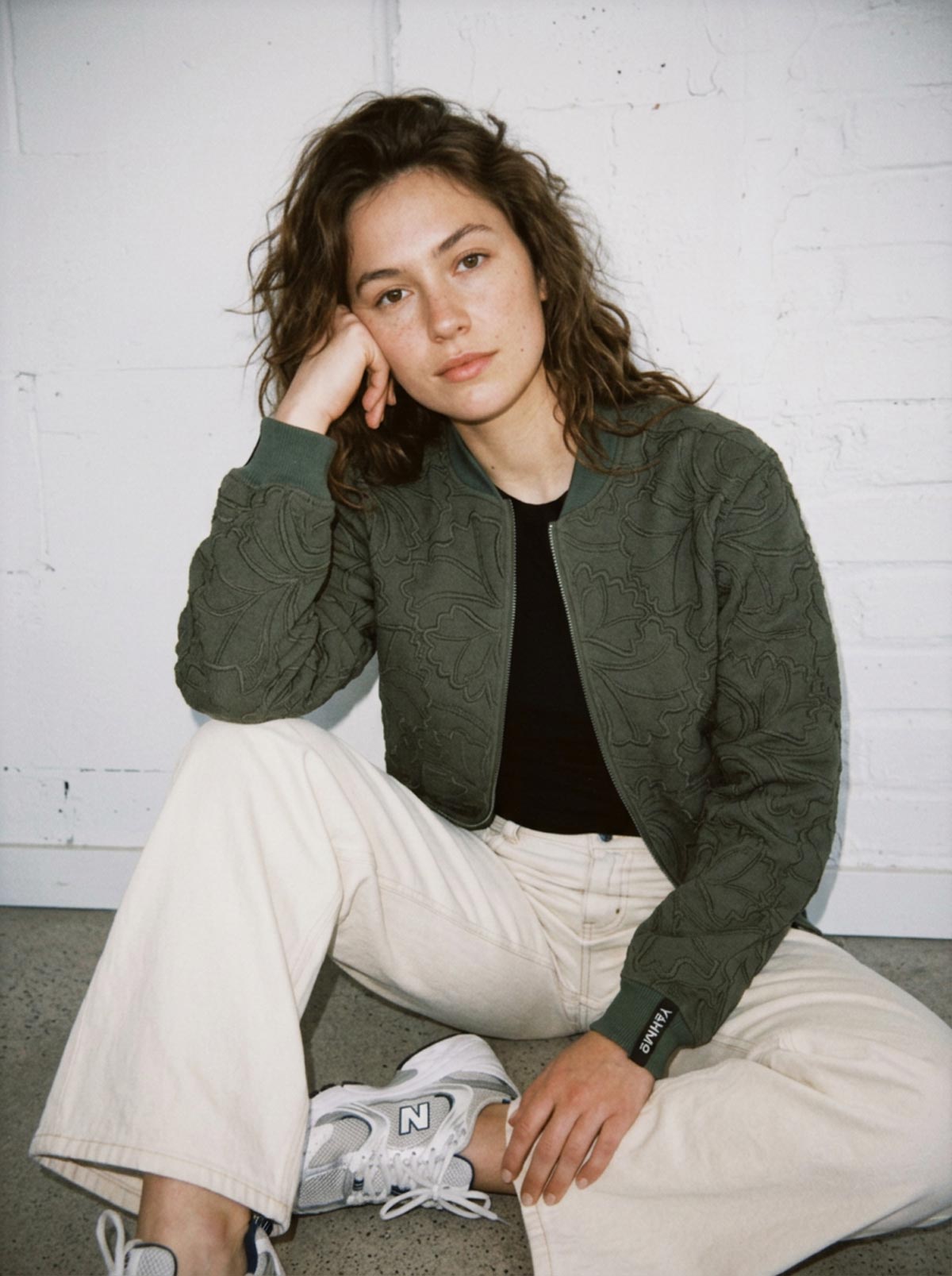 Elsa Reversible Bomber Jacket Canopy/Wine