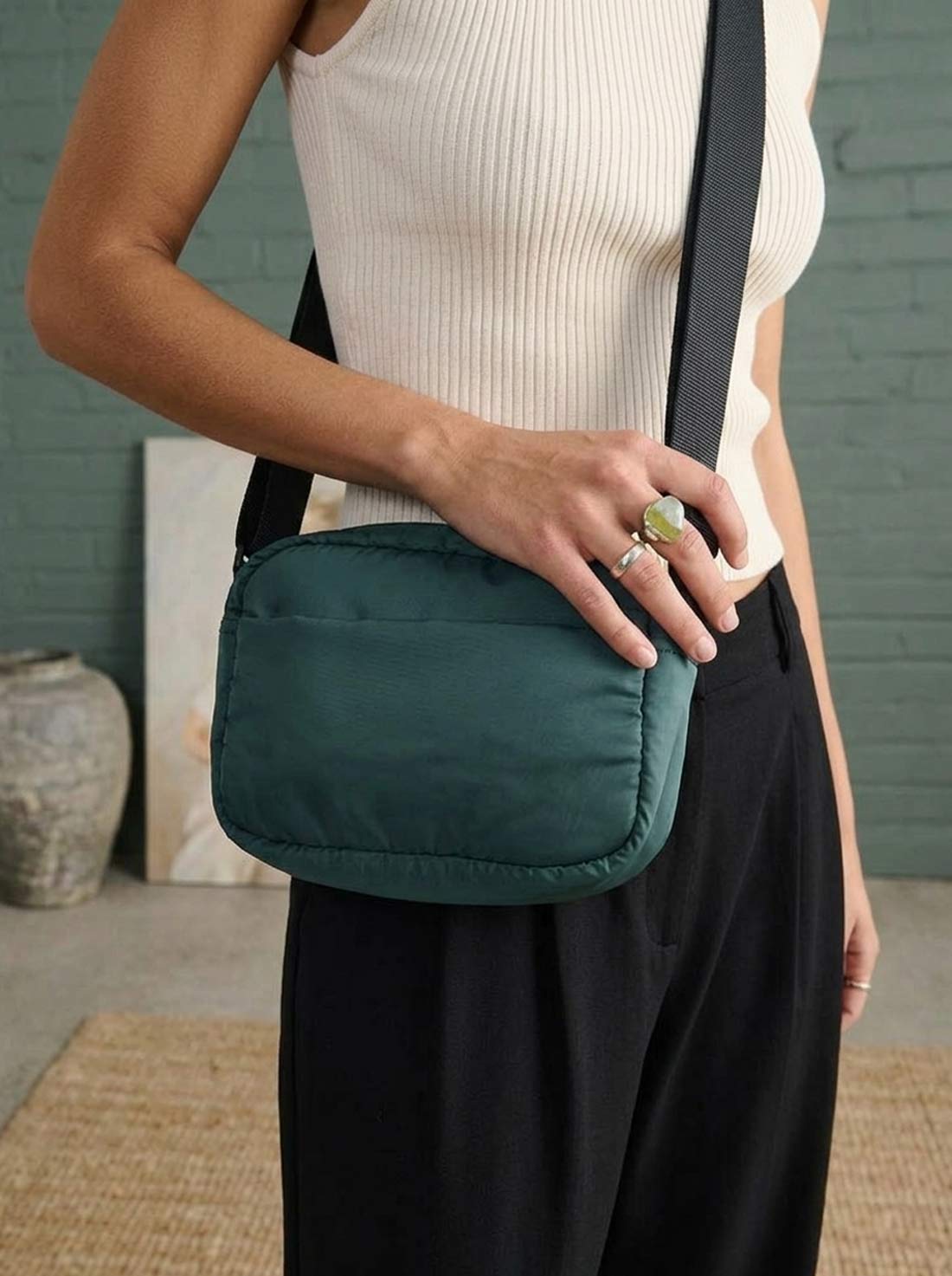 Toni Crossbody Bag Petrol