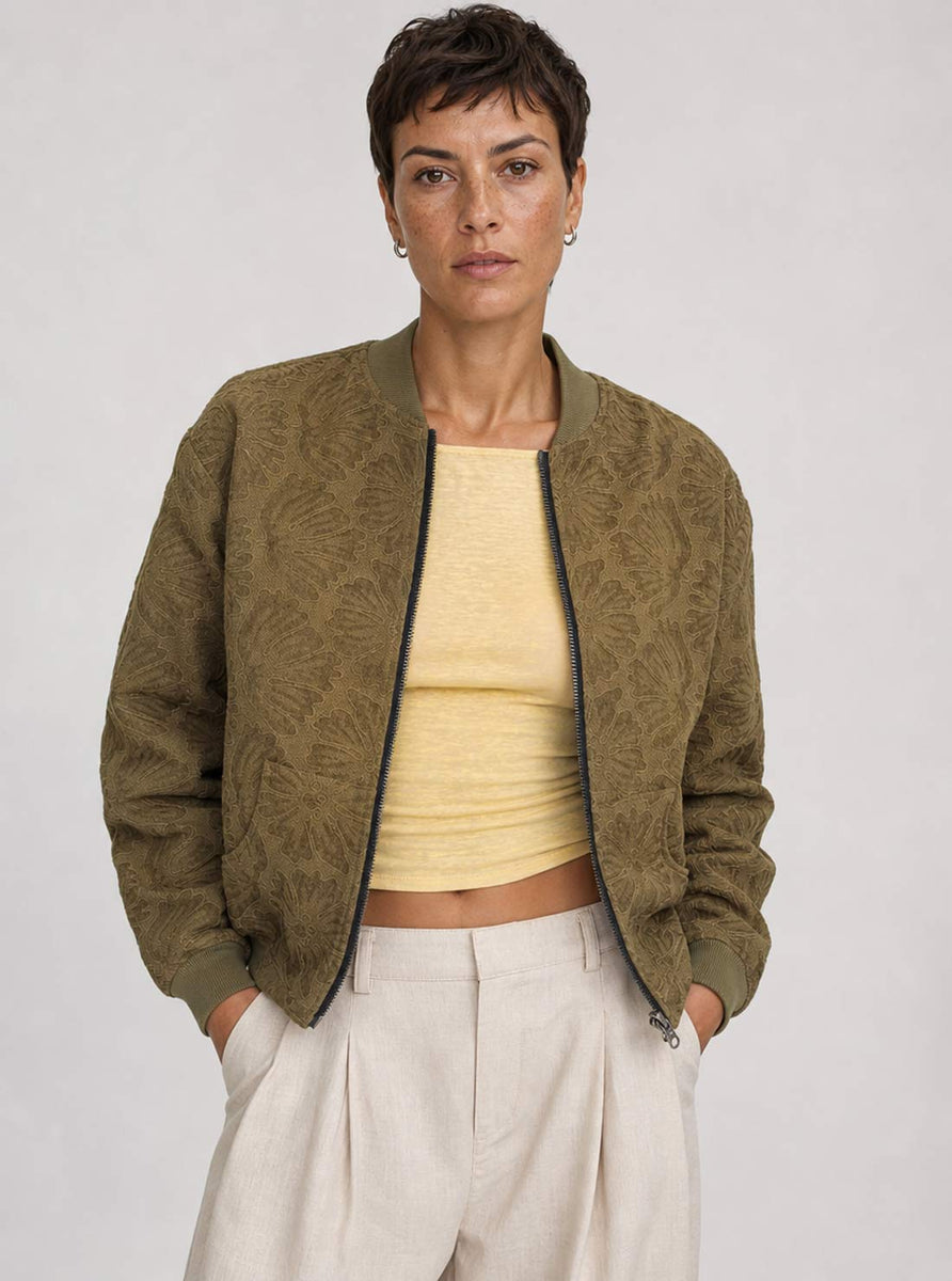 Elsa Reversible Bomber Jacket Meadow/Black