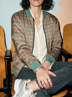Elsa Reversible Bomber Jacket Atlas/Teal