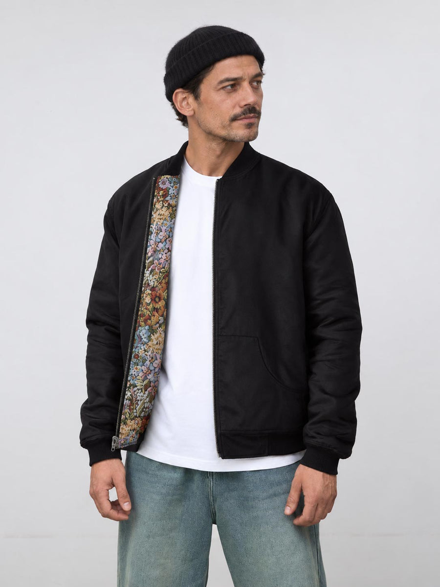 Siggi Reversible Bomber Jacket Bouquet/Black