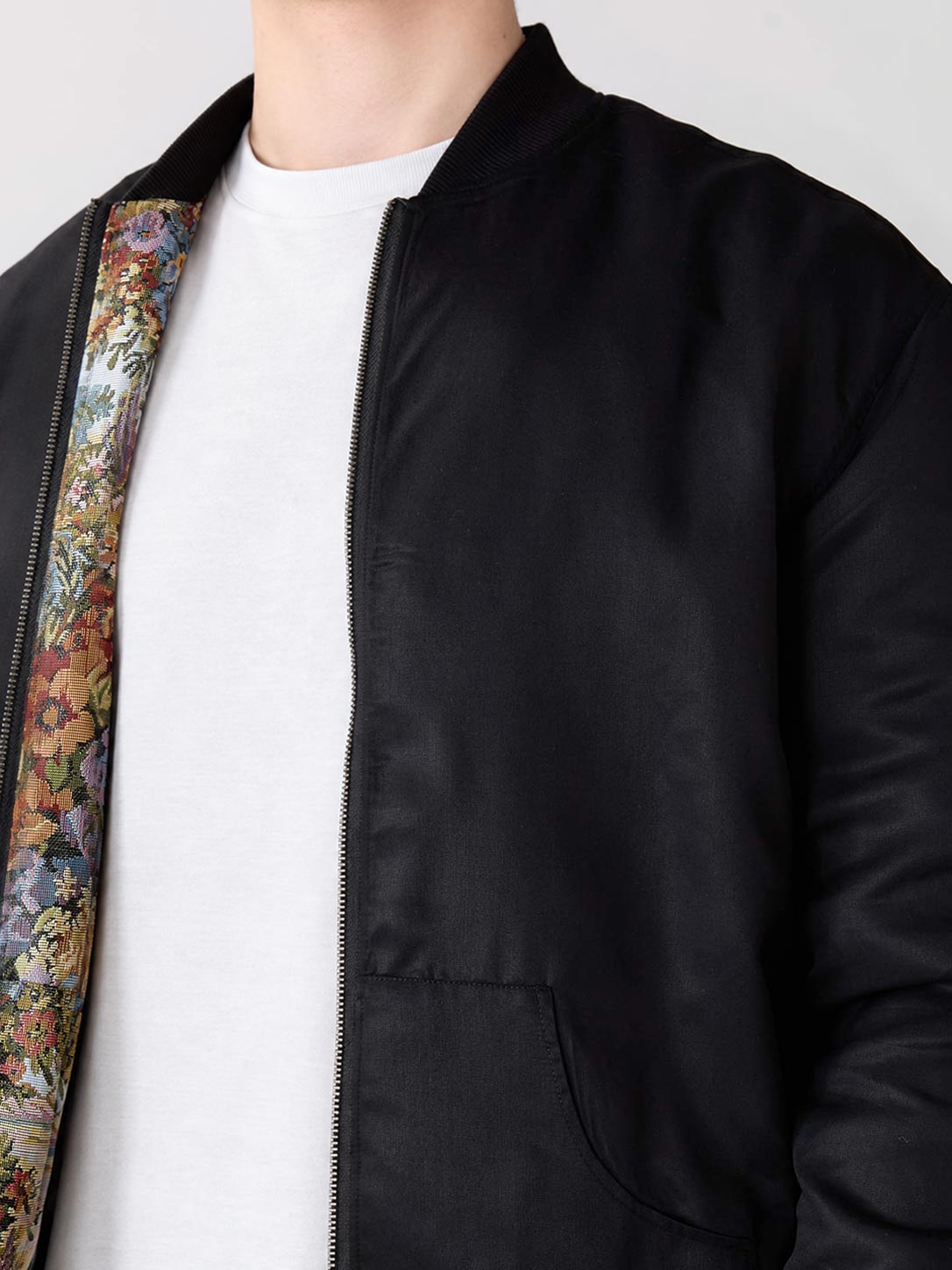 Siggi Reversible Bomber Jacket Bouquet/Black