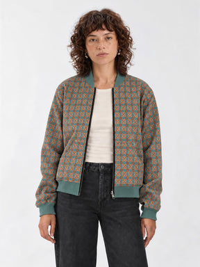 Elsa Reversible Bomber Jacket Atlas/Teal