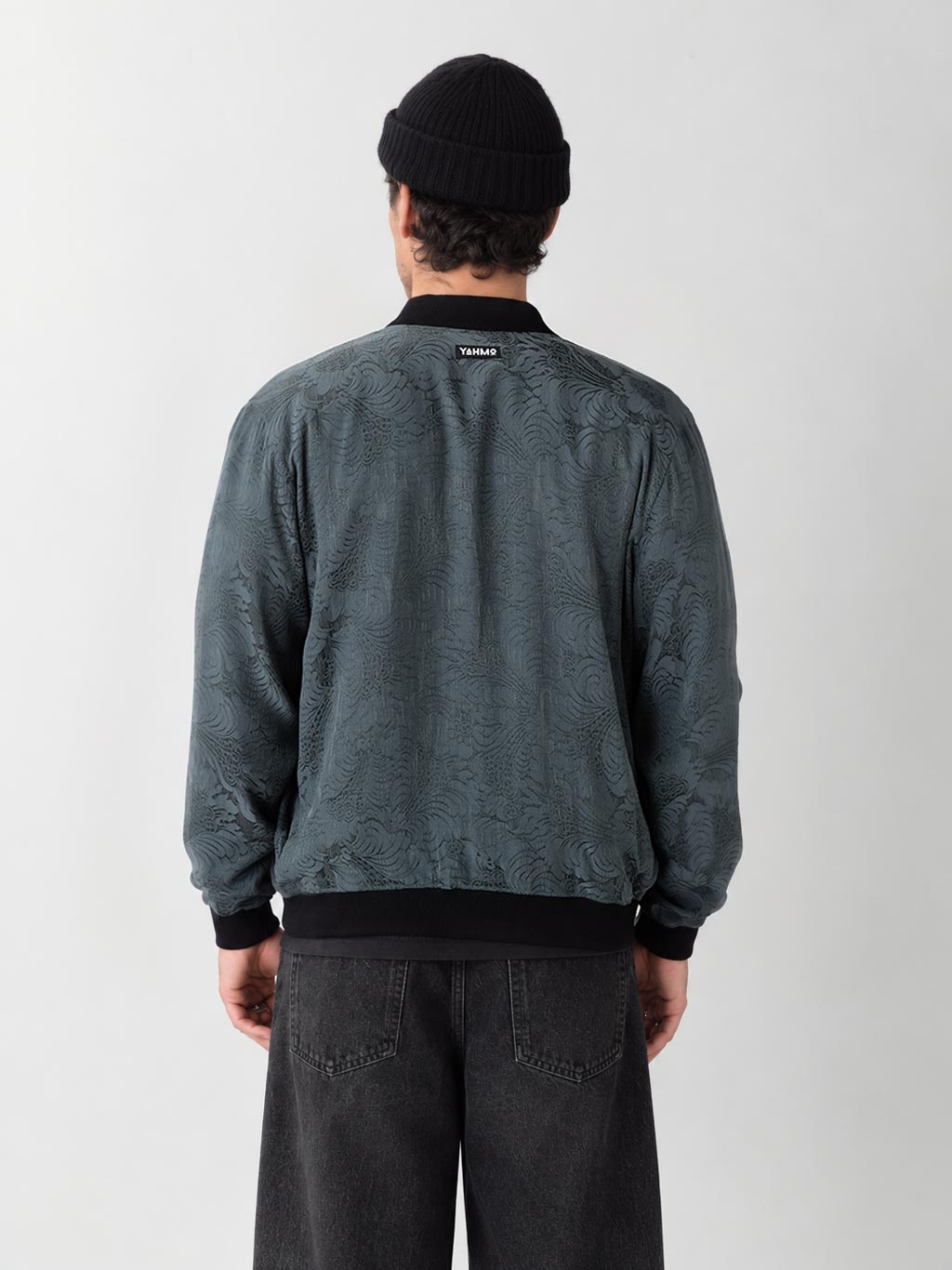 Laslo Reversible Bomber Jacket Eclipse/Black