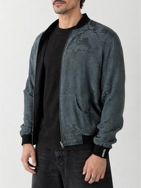 Laslo Reversible Bomber Jacket Eclipse/Black